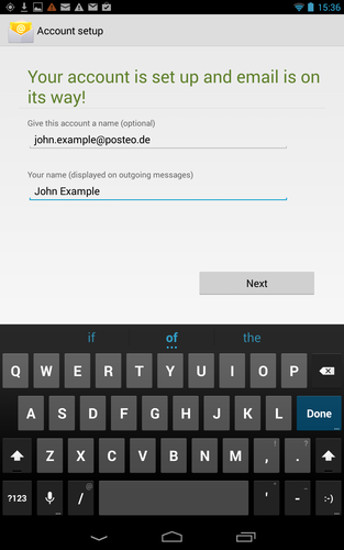 Enter your name to be displayed on outgoing messages