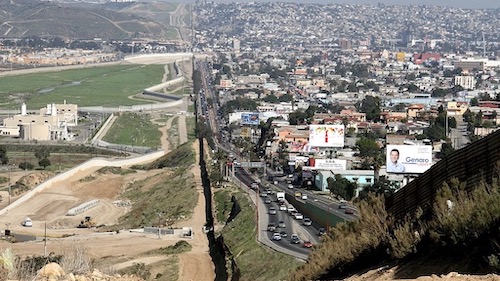 Grenze zwischen Mexiko und den USA