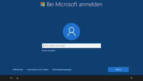 Der Einrichtungs-Assistent von Windows 10