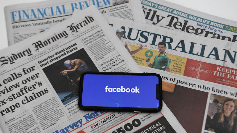 Facebook und australische Medien