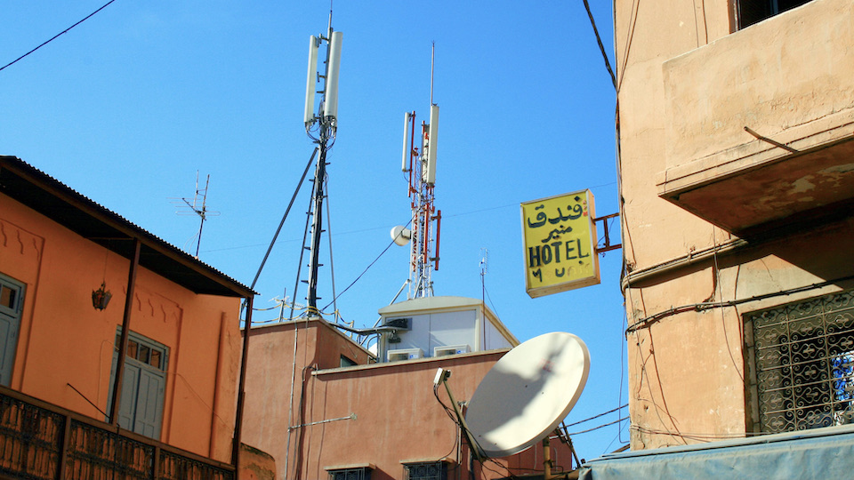 Mobilfunkmasten in Marrakesch 