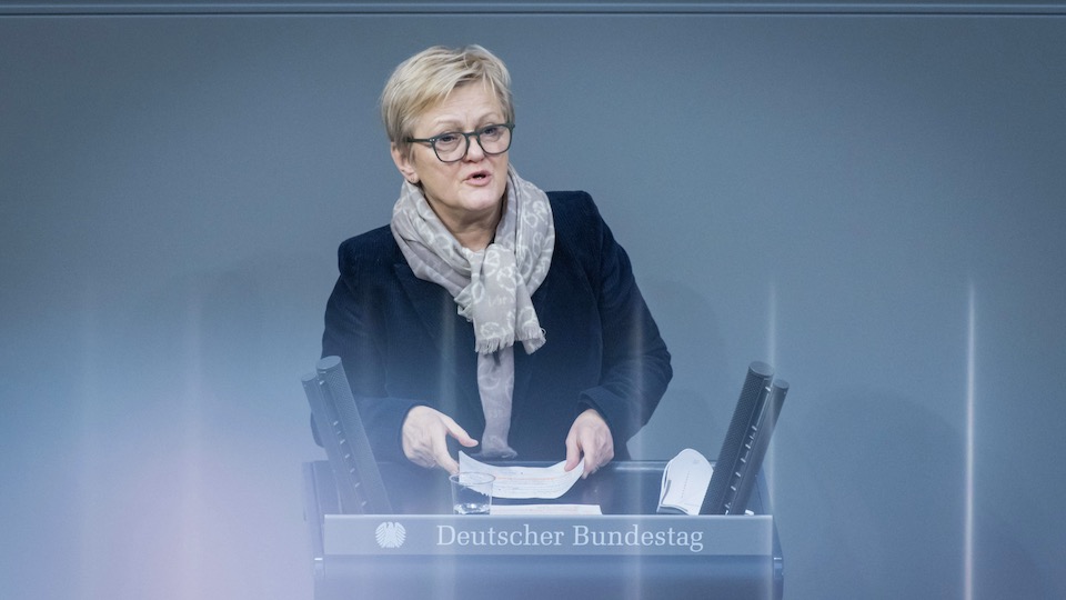 Renate Künast im Bundestag