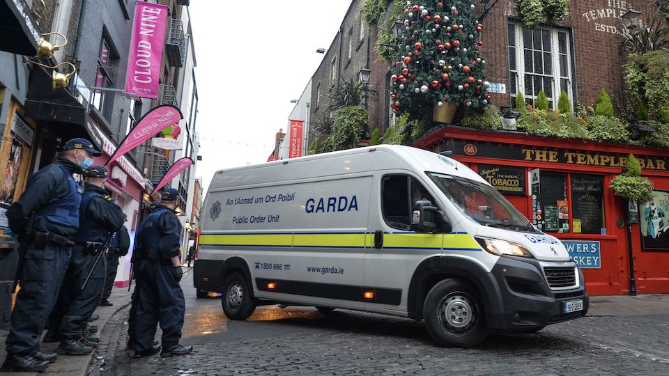 Polizei in Dublin