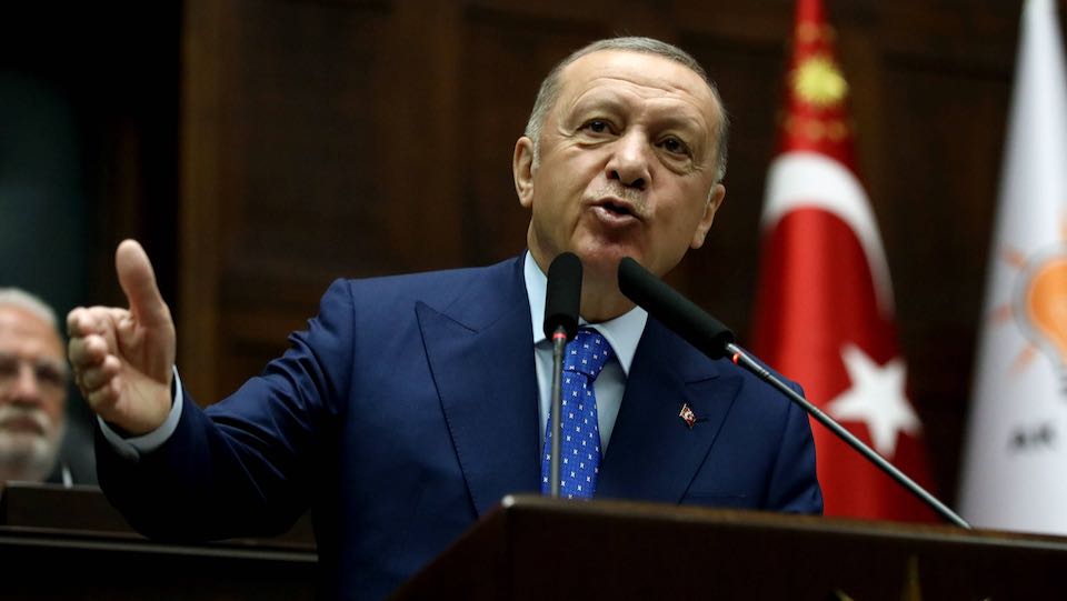 Le président Recep Tayyip Erdoğan