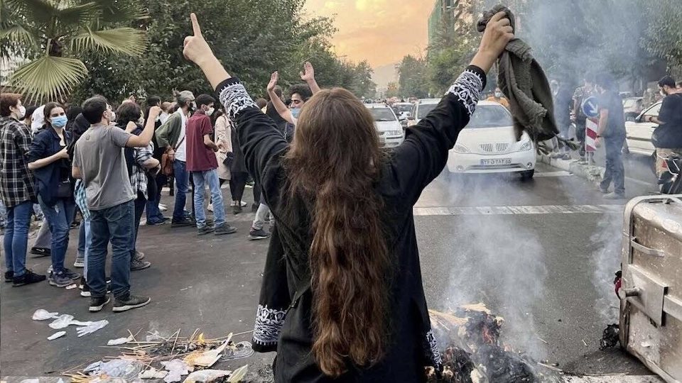 Protest im September im Iran