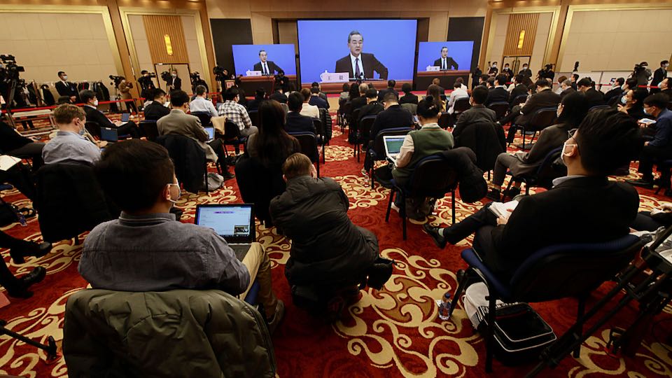 Chinesische Pressekonferenz