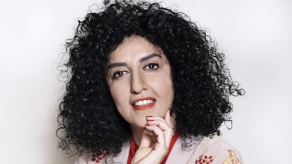 Porträt von Narges Mohammadi