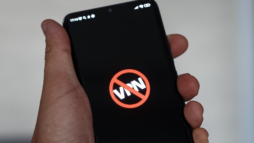Symbolbild verbotenes VPN