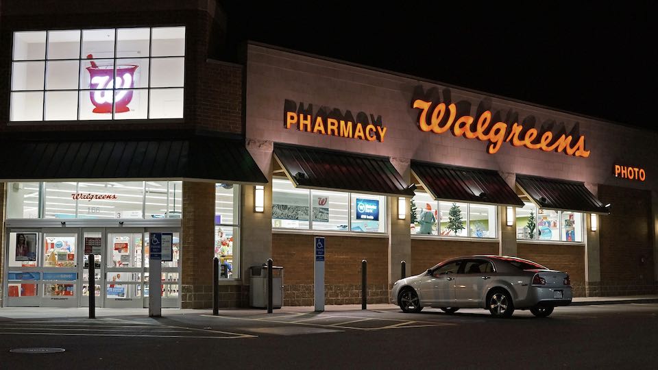 A Walgreens location
