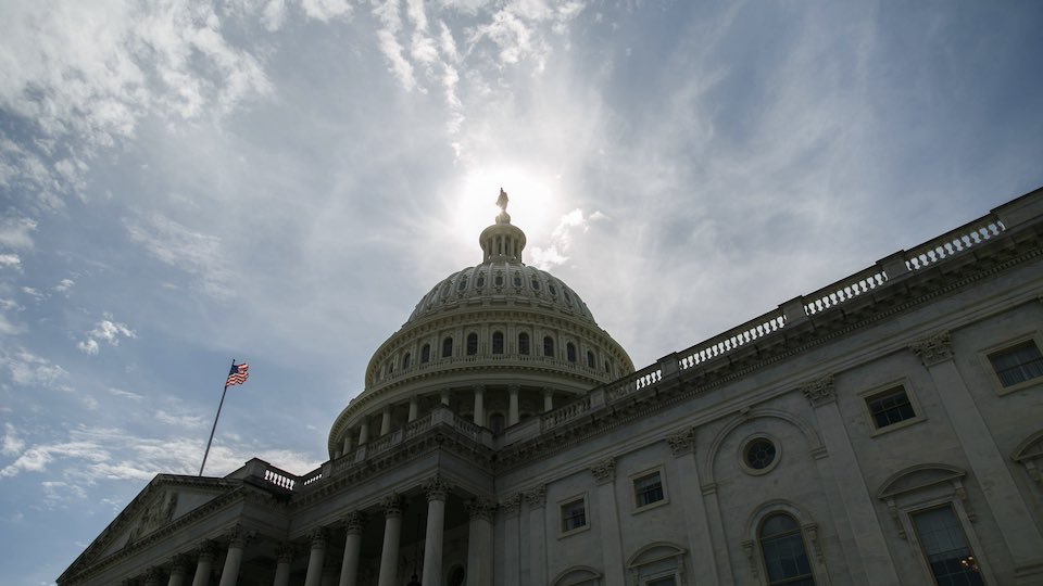 Das Capitol-Gebäude in Washington