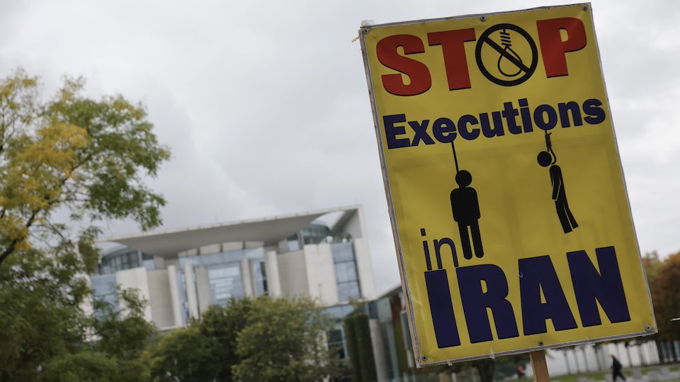 Protest held in Germany against executions in Iran